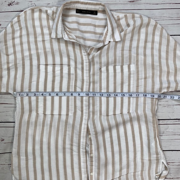 Zara Basic Button Down Shirt - Picture 7 of 8